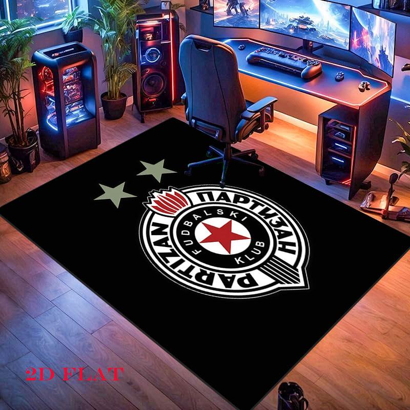 Partizan logo Carpet Rug for Living Room Bedroom Home Sofa Decoration,Kids play Nonslip Floor Mat