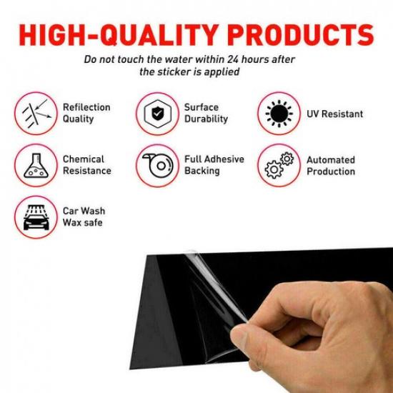 For Dodge Charger 2011- 6pc Black Pillar Posts Set Door Trim Piano Cover Kit