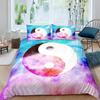 3D Print Yin Yang Duvet Cover King Queen Boho Trippy Psychedelic Art Comforter Cover Gossip Spark Bedding Set