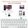 KIMOCA Wireless Mechanical Keyboard Japanese Layout Keyboard Mechanical Gaming Keyboard 63 Keys Compact Bluetooth Wireless USB Wired Waterproof