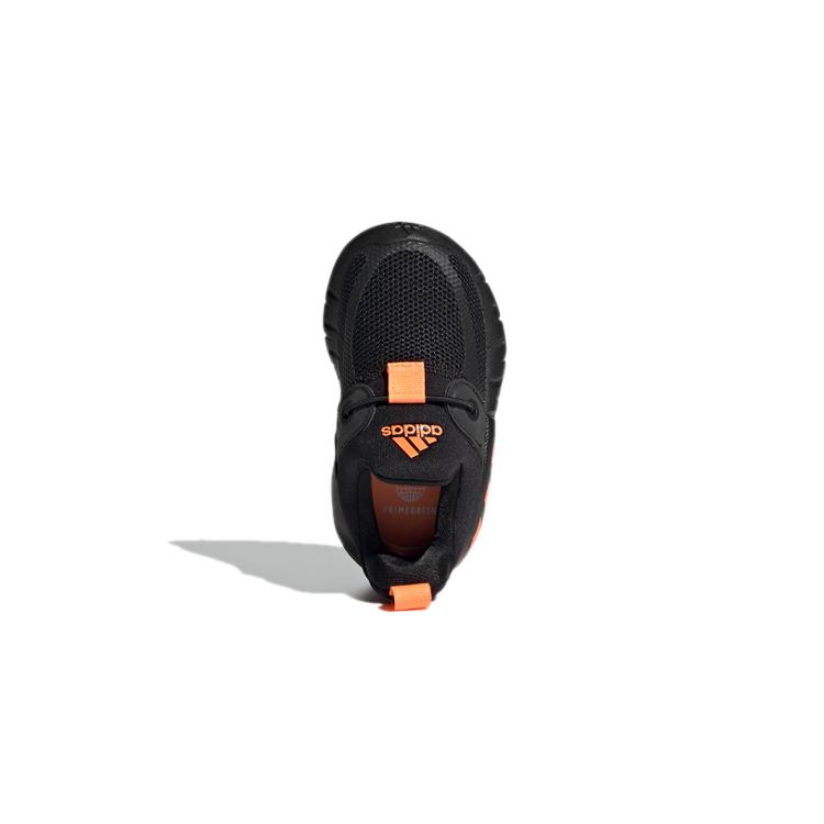 adidas Rapidazen I Дышащие Низкие Детские Кроссовки Черно-Оранжевые Для Младенцев и Малышей FX2699