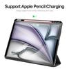Серия DUX DUCIS Domo для iPad Air 13 (2025)/(2024) Чехол-подставка трифолд кожаный умный чехол для планшета с держателем для карандаша