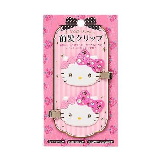 Sanrio Front Hair Clip Deluxe Hello Kitty Pink 086193