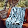 Hockey Sports Design Elements And Personalized Name Blanket Personalized Name Soft Comfortable Stylish Blanket Car Blanket Perfect For Travel Camping