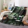 1PC How Train Dragon Patterned Flannel Blanket Suitable For All Seasons For Home Decor Warmth And Comfort Gifts Holiday Present