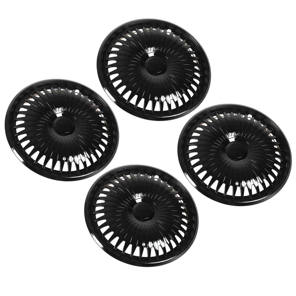 4 шт. 16-дюймовый колпак ступицы колеса черный полностью обернутый защитный обод отделка высокой прочности для RAV4 Corolla Octavia