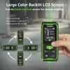 Huepar Dual Laser Rangefinder 120M/200M Green Beam Digital Laser Meter Multiple Unit Measurement Tool With Backlit LCD display