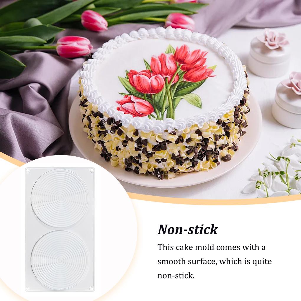 Cake Mold Cookie Slicer DIY Prop Shallow Cylinder Decorating Tool Collection Mould Non-stick No Burrs Baking Supplies
