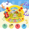 Kids Musical Toy with Animal Sound Kids Piano Keyboard Electric Flashing Music Instrument Early Educational Toys for Children