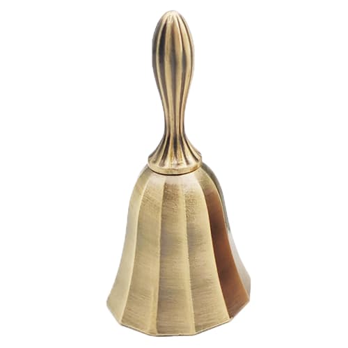 VIEAURA Antique-Style Dinner Bell, Call Bell, Tabletop Bell for Restaurants, Hotels, Cafes, Reception, Orders, Hand Bell, Call Bell, Interior Decorati