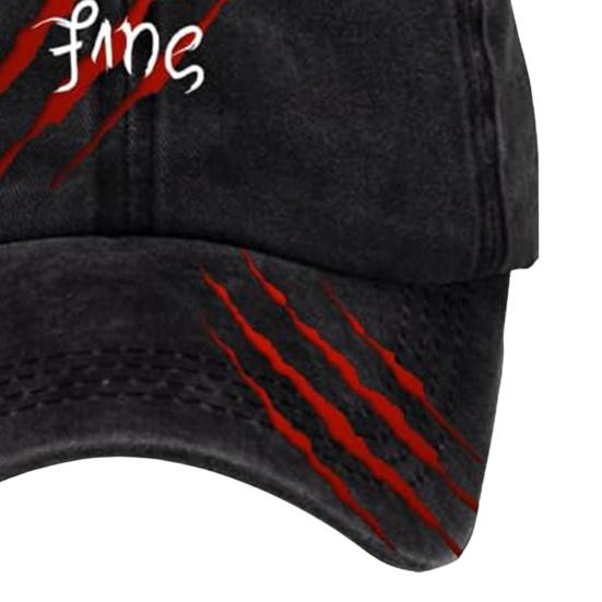 Темное пятно крови Унисекс бейсболка Дышащая шляпа для защиты от солнца Шляпа в стиле Хэллоуина Бейсболка с изогнутым козырьком