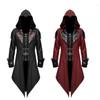 Cosplay Medieval Man Streetwear Hooded Jackets Outwear Costume Edward Assassins Creed