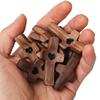 2pcs Cross My Heart Encouragement Gift Handheld Wooden Cross with Epoxy Heart To Carry In Pocket Emotional Support
