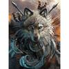 Wolf DIY 5D Diamond Painting Full Round Rhinestone Paintings Animal Diamond Embroidery Cross Stitch Mosaic Home Decor