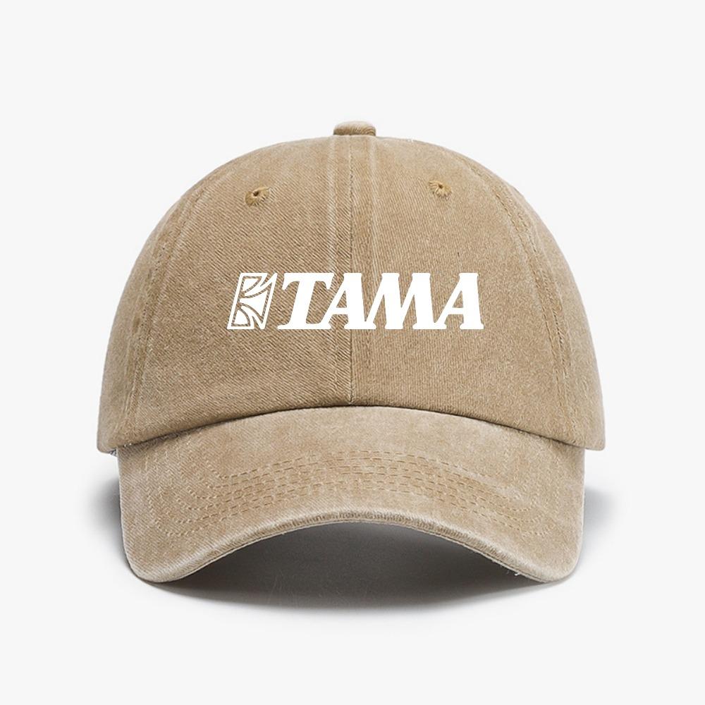 Fashion TAMA Print Drums Unisex Women Cap Heisenberg Casual Washed Distressed Denim Baseball Caps Unisex Adjustable Snapback Hats