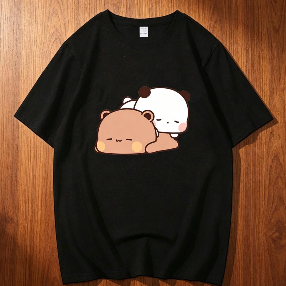 Bubu Dudu cotton tshirt men Graphic Colorful Comfortable Pop Culture shirt women University hip hop Comfortable korean clothes