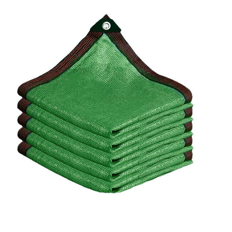 Green Sunshade Net with Edged and Punched Design for Balcony