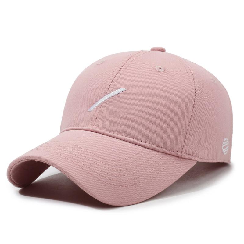 Casual Embroidery Slash Baseball Cap Children'S Spring Versatile Face Cap Simple Sun Hat
