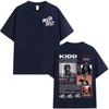 Футболки с мерчем рэпера Kidd Keo Bando Boyz Tour Мужские Женские Модные Хип-Хоп Футболки Летние Повседневные Хлопковые Оверсайз Футболки с Круглым Вырезом