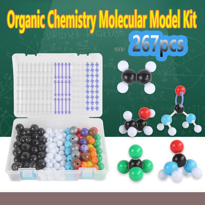 267Pcs Atom Structure Set Chemical Molecular Model Kit Organic Inorganic Chemistry Molecules Science Teaching Experiment Aids