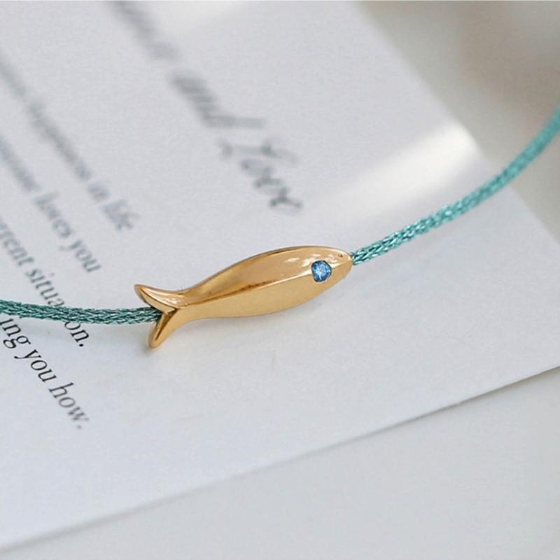 2 шт. Модный браслет на ногу с подвеской в виде золотой рыбки, цепочка на ногу, браслеты на лодыжку с удачным карпом, пляжные украшения, простые синие/красные плетеные браслеты на лодыжку