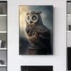 Ретро Череп Лягушка Сова Ворон Стимпанк Портрет Винтаж Животное Плакат Печать Холст Картина Настенные Картины Домашний Декор
