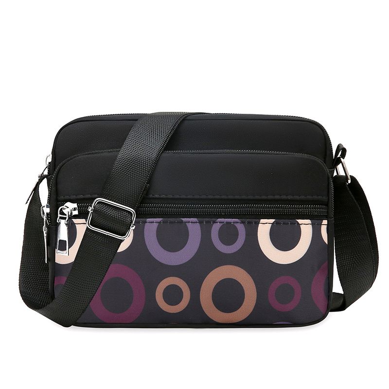 Женская сумка из нейлона для людей среднего и пожилого возраста, сумка через плечо из ткани, многослойная женская сумка для бизнеса