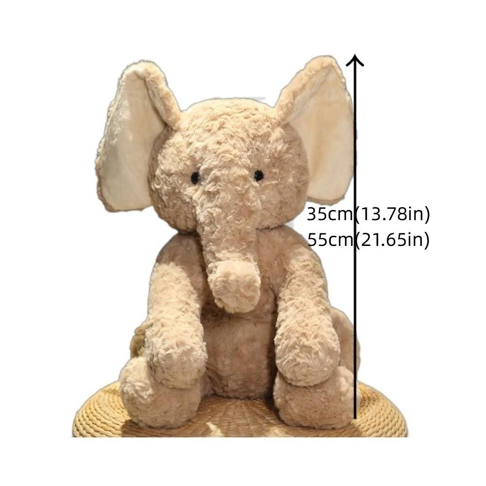 Soft Plush Toy Comfortable Stuffed Elephant Home Furnishings Plush Elephant Sleep Companion