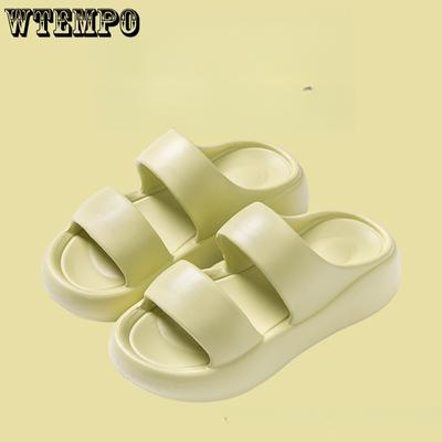 Женские летние модные и универсальные тапочки с толстой подошвой Повседневные сандалии и тапочки