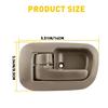 Interior Inner Door Handle Front Left for 98-03 Toyota Sienna Driver Side Beige