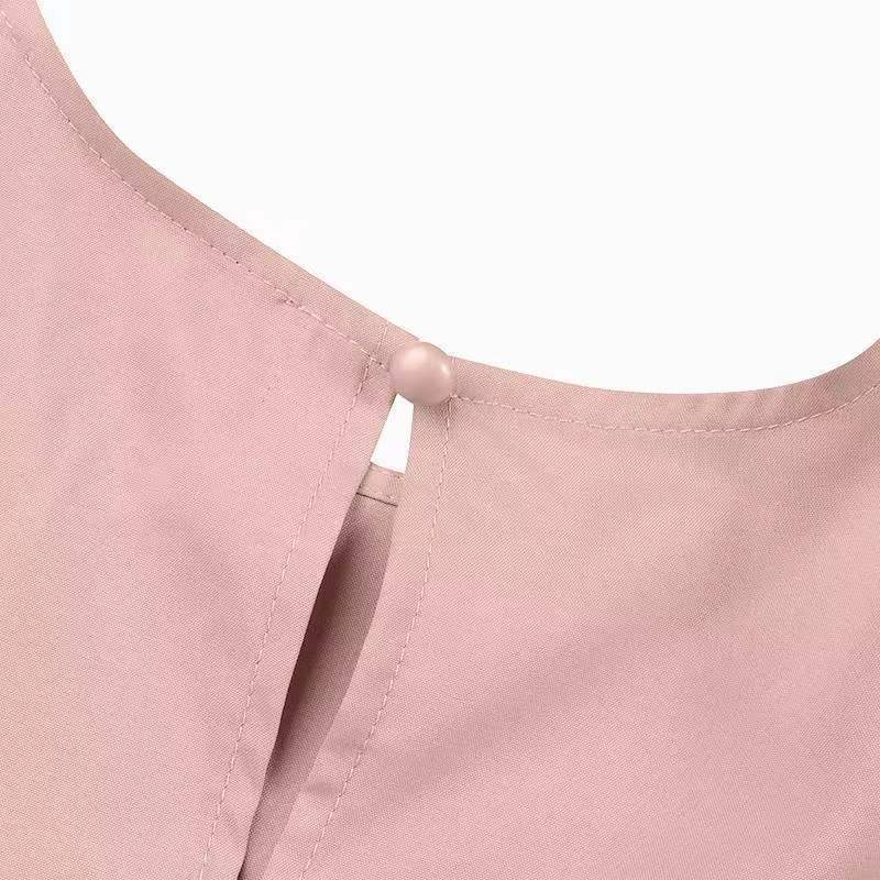 Southeast Asian Fashion Lantern Sleeves Waist Hip Crewneck Long Sleeve Women's Dress Plus Size