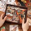 Подарочная коробка серии Xin Mo Retro Warm: Набор из 157 листов для ведения дневника и коллажей