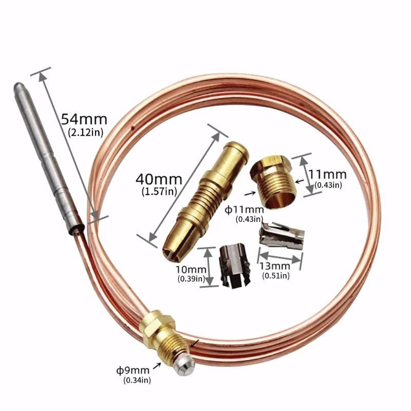 Газовые котлы Термопара для Robertshaw 1980-036 80504-03 36 дюймов Термопара для управления термостатом с аксессуарами
