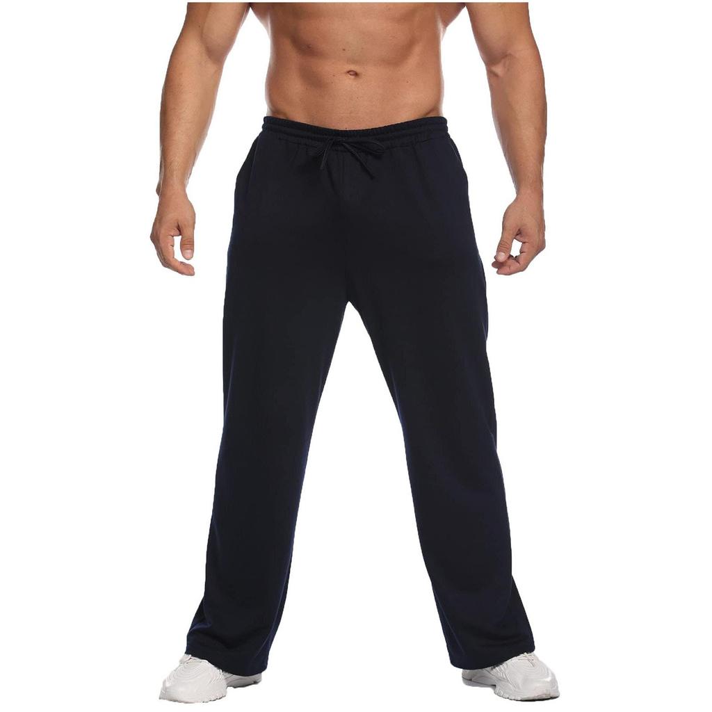 Men's Jogging Bottoms Lightweight Tracksuit Bottoms Long Sweatpants Leisure Sports Trousers With Pockets And Drawstring