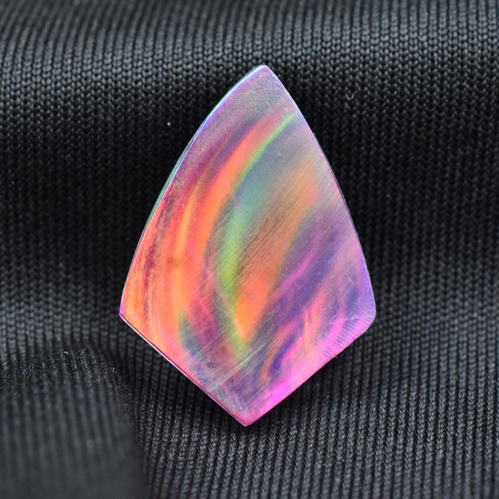 Lab-Created Opal Loose Gemstone Fancy Cut 9.10 ct Multi-Color Doublet for Jewelry Making and Crafts