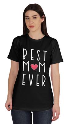 Футболка с принтом «Лучшая мама на свете», женская, хлопковая, повседневная, с коротким рукавом