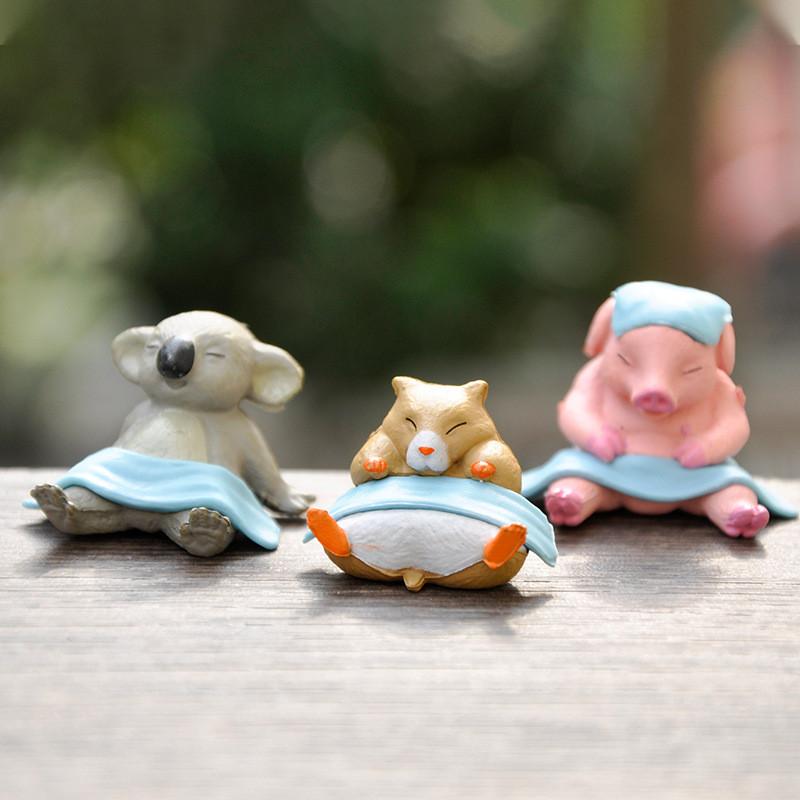 Animal Steam Sauna Figures Mini Figures Desktop Decor Collectible Desk Toys