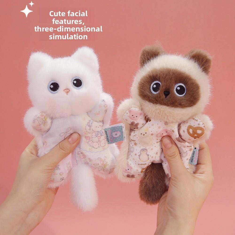 Cute Cat Plush Doll With Super Soft Short For Children And Collectors