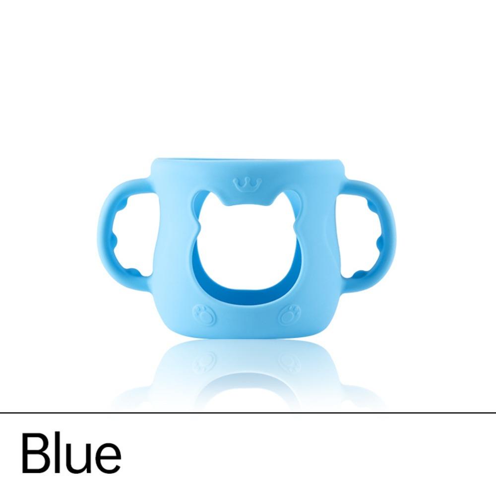 С ручками чехол для детской бутылочки противоударный держатель для детской бутылочки портативные силиконовые рукава кормление