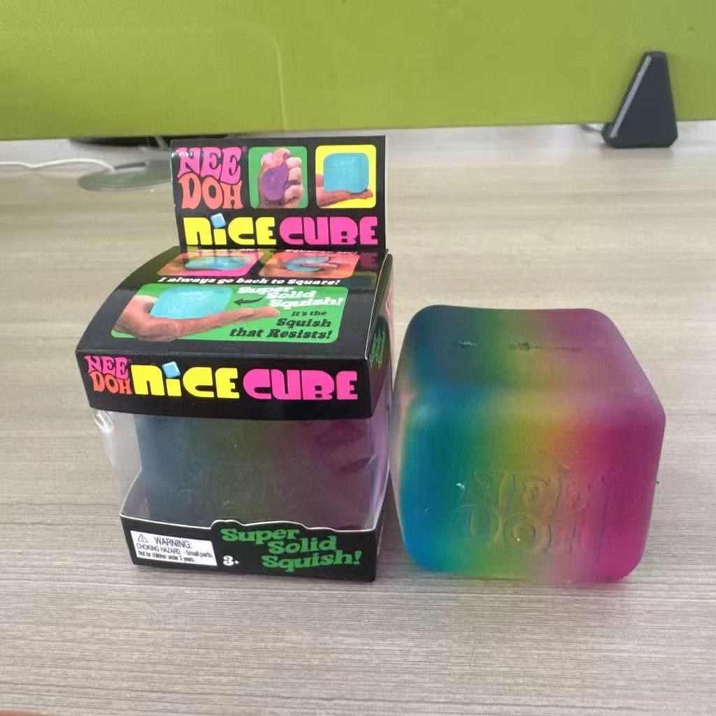 Новая Needoh Nice Ice Игрушка-антистресс в форме ребенка Super Solid Squish Для снятия стресса и тревожности у взрослых Расслабление