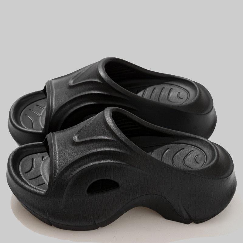 Летние шлепанцы женские модные туфли на платформе с высоким каблуком мягкие EVA пара уличные современные пляжные повседневные тапочки женские