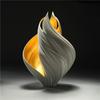 Three-dimensional Ceramic Gold Foil Abstract Art Living Room Light Luxury Decorative Painting Aesthetic Home Decoration Poster