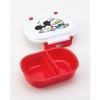 Skater Lunch 1 with Fluffy Meal Made in Disney Mickey Mouse and Kids' Box, Tier, 360ml, Inner, Dome-Shaped, Container, Antibacterial, Japan, Kanahei,