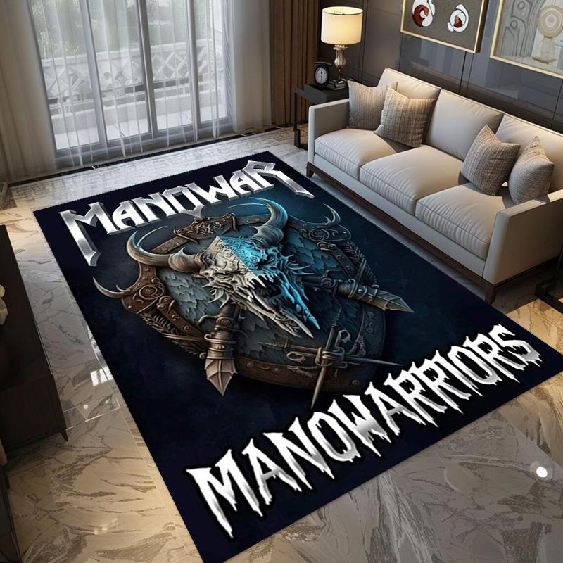 Manowar: Power Glory carpet Suitable for all seasons Home Decor Room Art Doormat