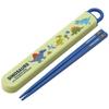 Chopsticks Chopstick Box Set Dinosaur Picture 16.5cm Children's Antibacterial Made In Japan ABS2AMAG-A