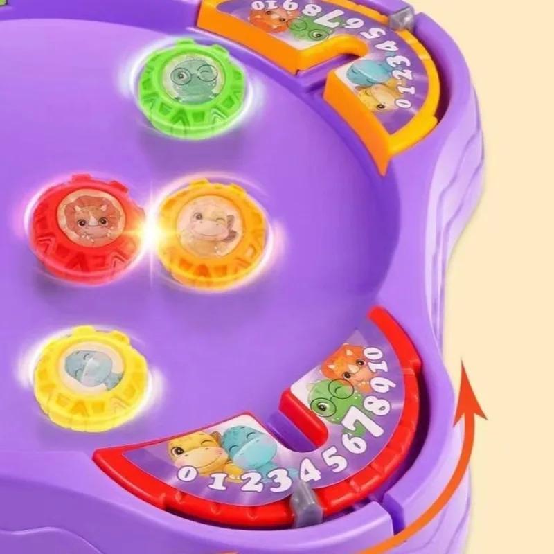 Пластиковый волчок-запускатель Игрушка для сражений волчков Случайный цвет Волчок Высокая производительность Многопользовательский Гироскопическая дисковая пластина Девочки