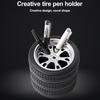 Держатель для ручки, дизайн в форме автомобильной шины, реалистичная тонкая текстура, недеформирующийся, прочный держатель для канцелярских принадлежностей