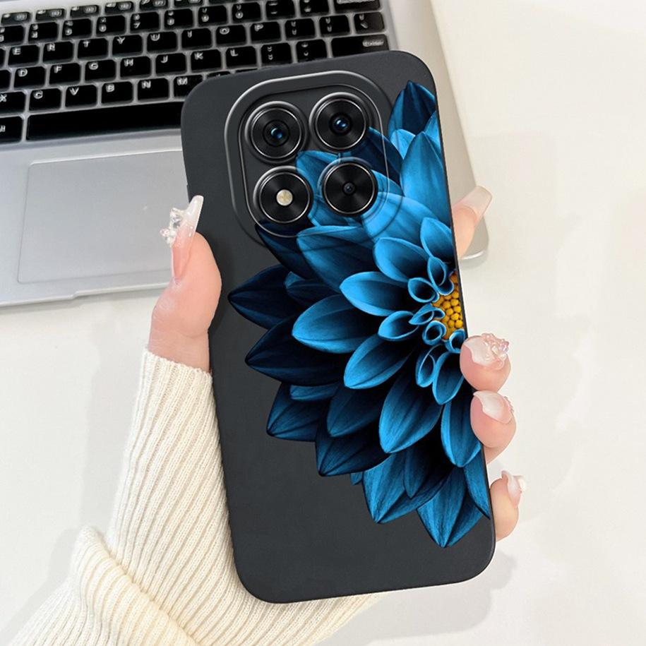 Чехол для Xiaomi Redmi Note 14 Pro 5G Популярный Цветочный Мраморный Мягкий Конфетный Силиконовый Задняя Крышка Телефона Для Redmi Note 14 Pro Plus Funda