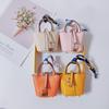 Mini Linen Headphone Case Exquisite Car Key Chain Pendant Lovely Small Change Purse Creative Earphone Case Pendant Product