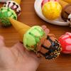 Двухслойная модель мороженого из ПУ с медленным отскоком, магниты на холодильник и реквизит.